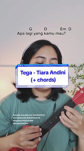 Tega Cover by Tiara Andini on Ukulele
