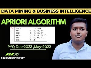 Apriori Algorithms-Association rule mining | Data Mining & Business Intelligence | Mumbai University