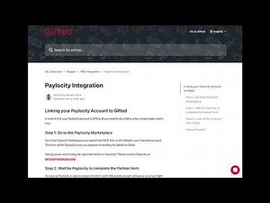 How to setup a Paylocity Integration