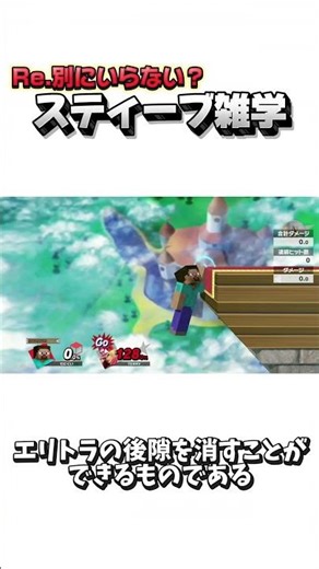 Re. Don't really need it? Steve Trivia 24 [Super Smash Bros. Ultimate]