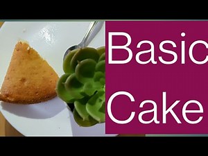 How to make simple basic cake at home 😋cake