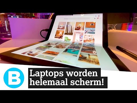 Laptops krijgen opvouwbare schermen en tv's worden randloos