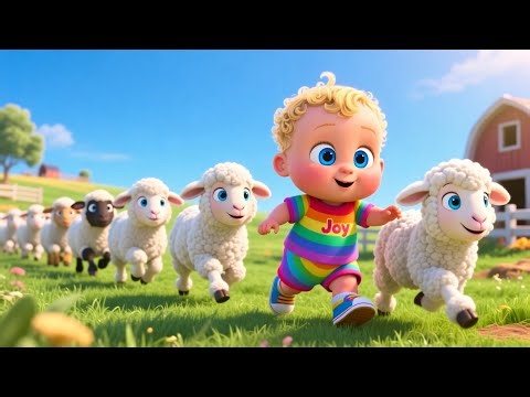 Sheep Farm Baa Baa Song 🐑🎶 | Fun Nursery Rhymes & Toddler Learning