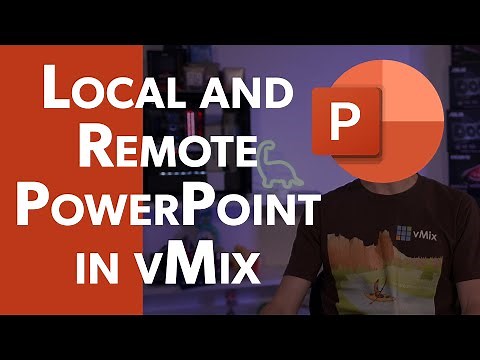 Using PowerPoint in vMix. Locally and remotely with Live Present.