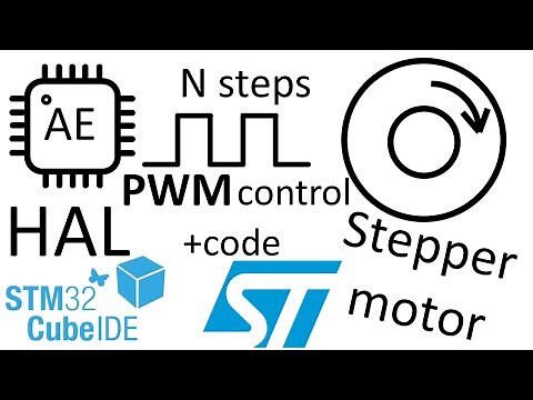 Шаговый двигатель. Управление ШИМ. Stm32 CubeIDE.