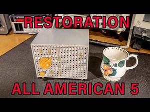 Receiver Restoration, Emerson Radio AA5!