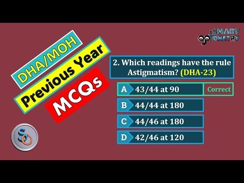 Part-1: 21 DHA/MOH Previous year MCQs