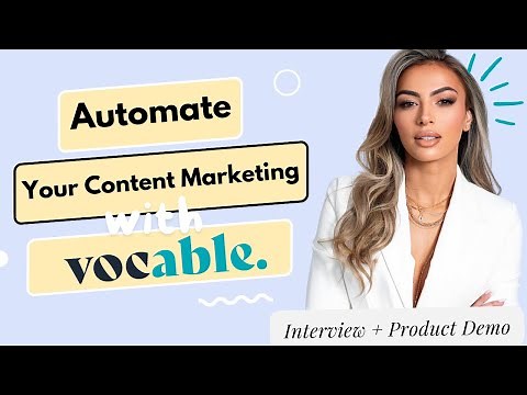 What is Vocable.ai and how can businesses use it to simplify and automate their content marketing.