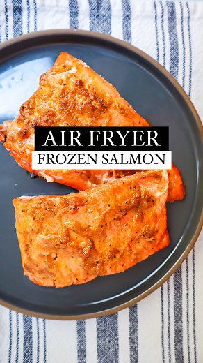Easy Healthy Recipes by Jazz Leaf | Forgot to thaw your salmon? Don’t worry, just make it from frozen! Here’s how to make frozen salmon in the air fryer (no thaw) ↓ •2x... | Instagram
