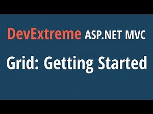 DevExtreme ASP.NET MVC Grid: Getting Started