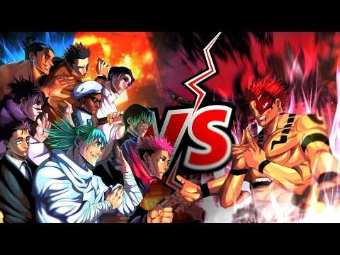 Todos Contra o Sukuna (Jujutsu Kaisen) Menos o Gojo