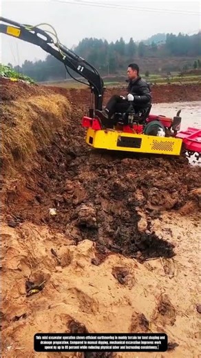 Mini Excavator Earthmoving Process for Efficient Soil Excavation