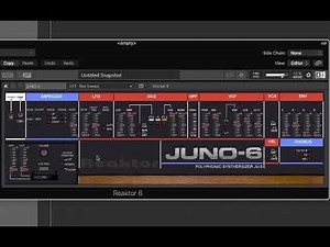 Juno 6 - Native Instruments Reaktor Community Library | Free Synth Plugin (2021)