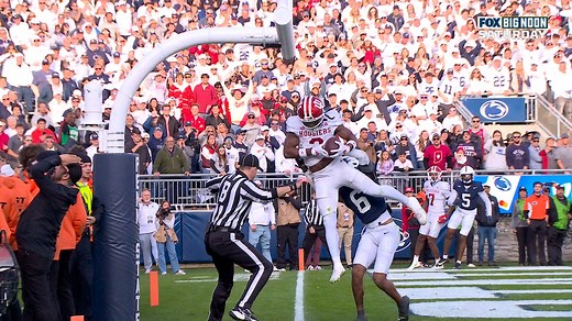 Indiana's Omar Cooper Jr. makes INCREDIBLE toe-tap catch for seven-yard TD to win game vs. Penn State