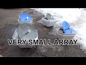 Attempting To Build Antenna Array From Old Satellite Dishes