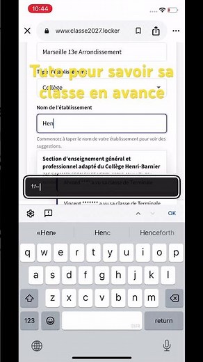 Tuto comment savoir sa classe en avance