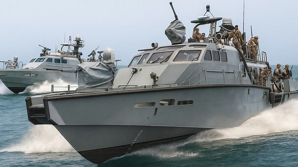 Inside US Navy Most Advanced Patrol Boat Patrolling Water at High Speed