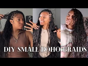 Small Boho Braids - DIY Tutorial