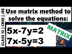 Solve system of equations using matrix method || Inconsistent or consistent||Class 12 | Mathspedia |