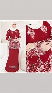 Raisa Kurung Moden S RM75 M RM75 L/XL RM77 2XL-4XL RM79 Untuk order...