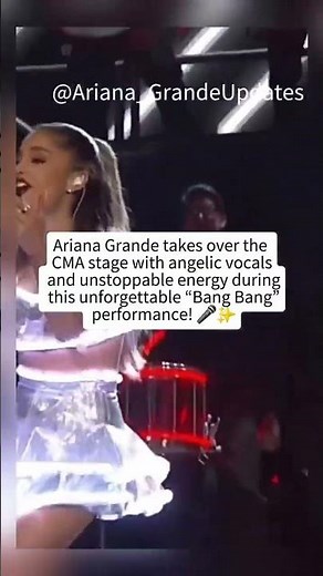Ariana Grande’s ELECTRIFYING “Bang Bang” Performance at CMA Awards 2014 ⚡🔥
