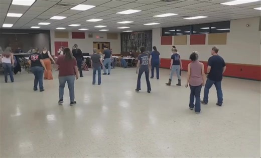 14K views · 170 reactions | Saturday night line dancing at York Springs PA Fire Company with Lars and Dana Anderson. The dance is CC Shuffle. Music is I Left Something Turned On At Home by Trace Adkins. #linedancing #linedance #countrymusic | Dora and Gary's Line Dancing Page | Facebook