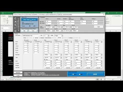 como converter ritmos yamaha pra teclados casio