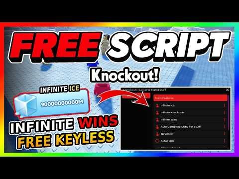 Knockout! Script *NO KEY* - AUTO WIN, AUTOFARM, INFINITE ICE + More!