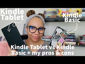 Kindle Review (should you get a kindle? | Kindle Tablet vs Kindle Basic + my pros & cons