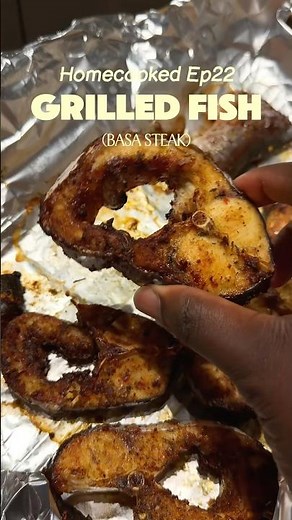 How to Grill Fish - Basa Steak Perfectly #grilledfish #basafish #nigerianincanada