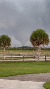 71K views · 3K reactions | BREAKING: Confirmed tornado a short time ago near Fort Pierce, Florida. That is Lakewood park in the distance for better reference! Permission: Heidi Burkett Emmons | Live Storm Chasers | Facebook