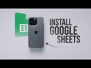 How to Install Google Sheets App on iPhone (tutorial)