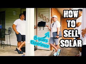 How To Set a Solar Appointment with Ian Atkinson - Door to Door Solar Sales