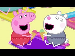 Peppa Goes On Holiday! ☀️🎤 | Peppa Pig Nursery Rhymes