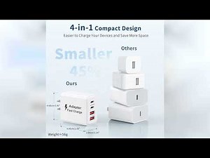 Review: USB C Charger Block 40W, 2Pack 4-Port Type C Fast Charging Blocks PD USBC Plug Adapter...