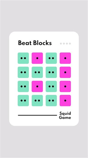 Patterns in Piano on Instagram: "Beat Blocks - rhythm practice made simple and colorful. Subdividing by 2 with the Squid Game theme. #rhythm #learnrhythm #rhythmic #rhythmgame #musiceducation #musictheory #squidgame"