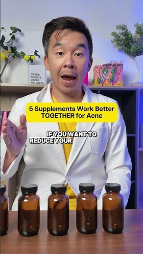 Supplements that support acne-prone skin 👇