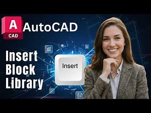 How to insert a block library in AutoCAD | DesignCenter Guide