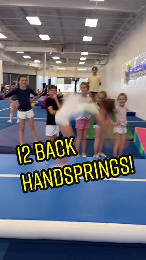 Reply to @mackenzietaylor49 The last girl did 12 back handsprings!!!! #cheer #challenge #backhandspring