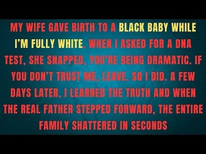 MY WIFE GAVE BIRTH TO A BLACK BABY WHILE I'M FULLY WHITE. WHEN I ASKED FOR A DNA TEST, SHE SNAPPED