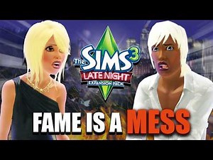 Fame in The Sims 3 Late Night Is Beyond Chaotic