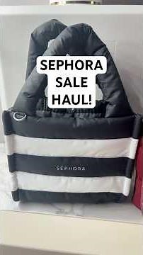 SEPHORA SALE HAUL! FREE PUFFY TOTE GIFT W PURCHASE 🎁
