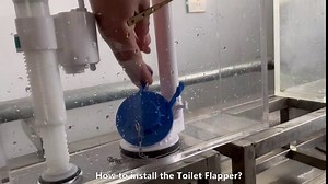 Toilet Flapper High Performance, Universal Flapper Replacement Kits with Stainless Chain & Rubber, Easy Install Water Saving fit 3'' Flush Valve Toilet Leaking Flapper