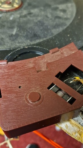 Up close and turntable