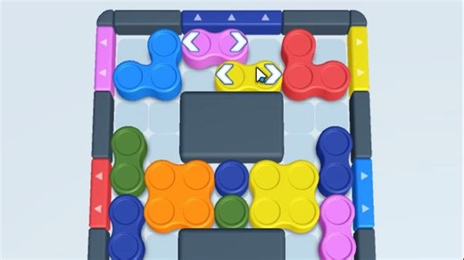 (华容道挪车)Stack Block Jam #Block Jam#三色挪车#沙雕小游戏