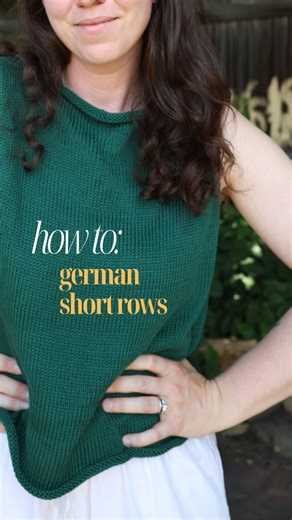 Immy Lucas | Learn to knit with me on Instagram: "Let’s talk about German short rows and how to work them! • always have your yarn in front before slipping your stitch. • always slip your stitch purl wise • pull the yarn up and behind the needle, you must be able to see the two legs of the stitch you pulled upwards • knit or purl your double stitch as if it were just one stitch. Knitting or purling through both legs. Any questions let me know xx #knitwithme #howtoknit #knittingtutorial #knitting