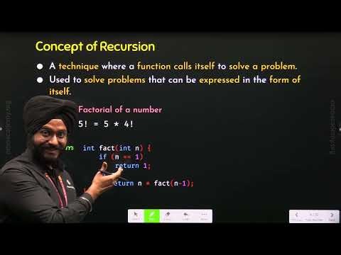 Recursion in C