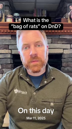 The bag of rats is (mostly) a thought exercise to test DnD and other TTRPG content for abuse cases. It can highlight ways to inexpensively trigger effects in ways that the game doesn’t expect, which causes balance issues. #onthisday