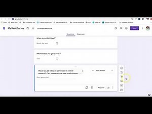 Creating Market Research Surveys with Google Forms