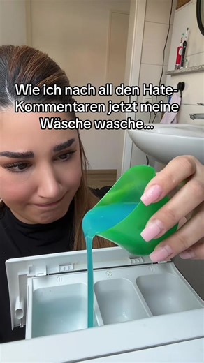 Wie ich nach 1 Million Views und 500 Hate-Kommentaren jetzt meine Wäsche wasche… 🧺😂 #wäschewaschenfail #viral #humor #hatersgonnahate #waschmaschine